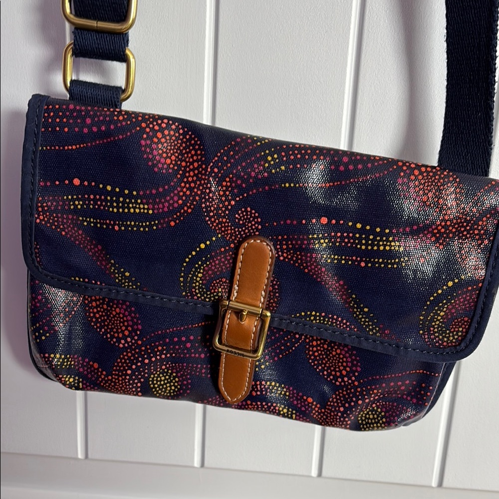 Stylish Navy and Multicolor Women's Bag
